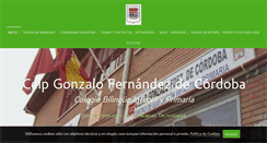 Desktop Screenshot of ceipgonzalofdezdecordoba.es