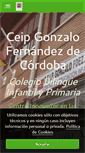 Mobile Screenshot of ceipgonzalofdezdecordoba.es